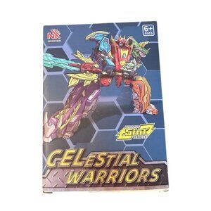Celestial Warriors 5 in 1 Transforming Dinosaur Robot 8" Dino Combiner Figure